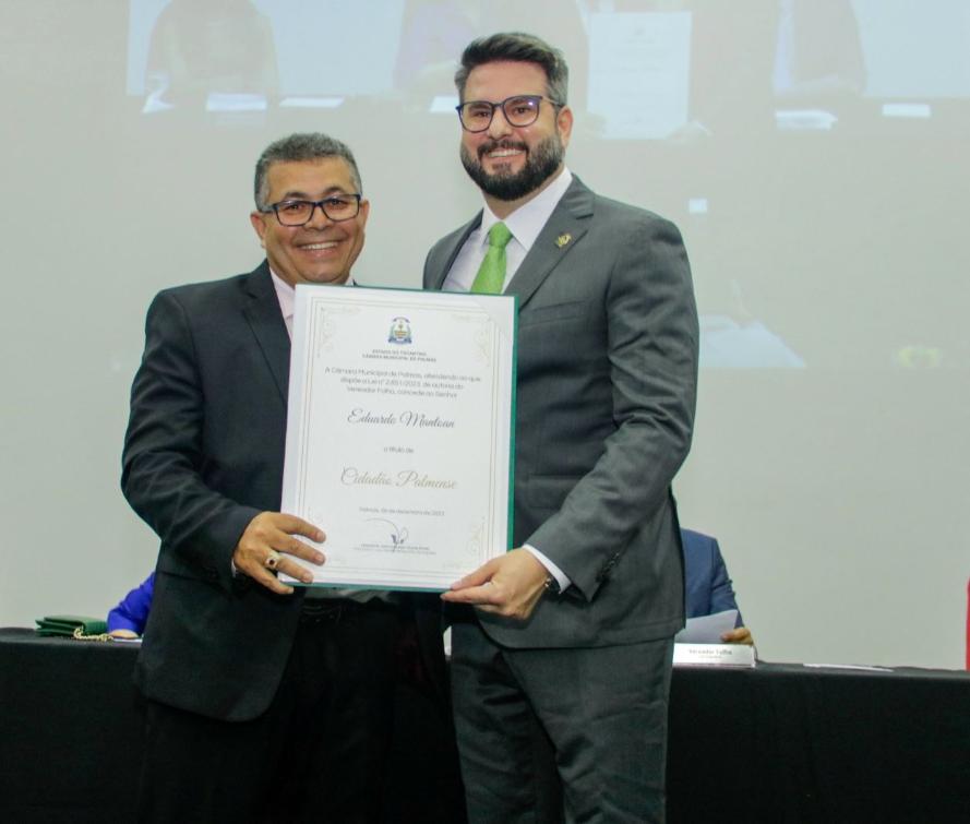 A homenagem ao deputado Mantoan foi proposta pelo presidente da Câmara, vereador Folha