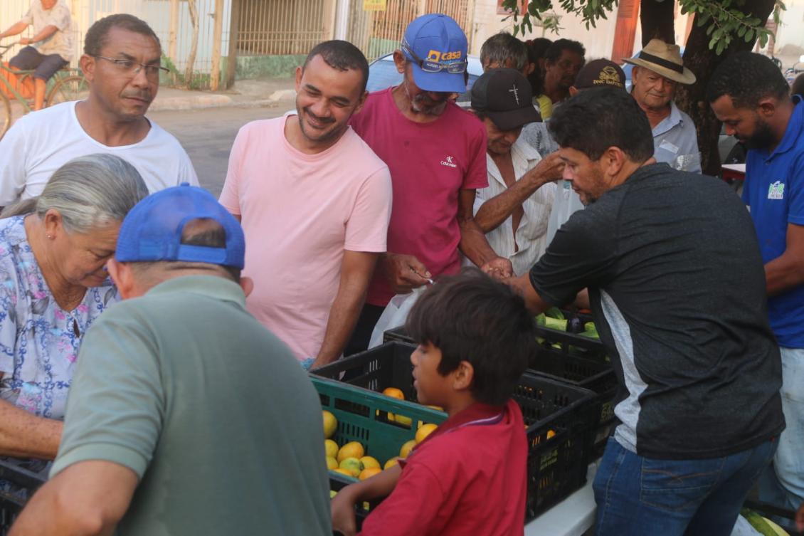 Entrega de verduras