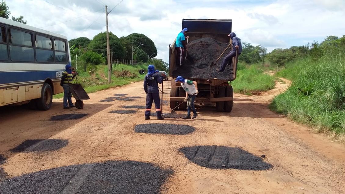 Trecho da TO-126, entre Itaguatins e Maurilândia, passa por recuperação