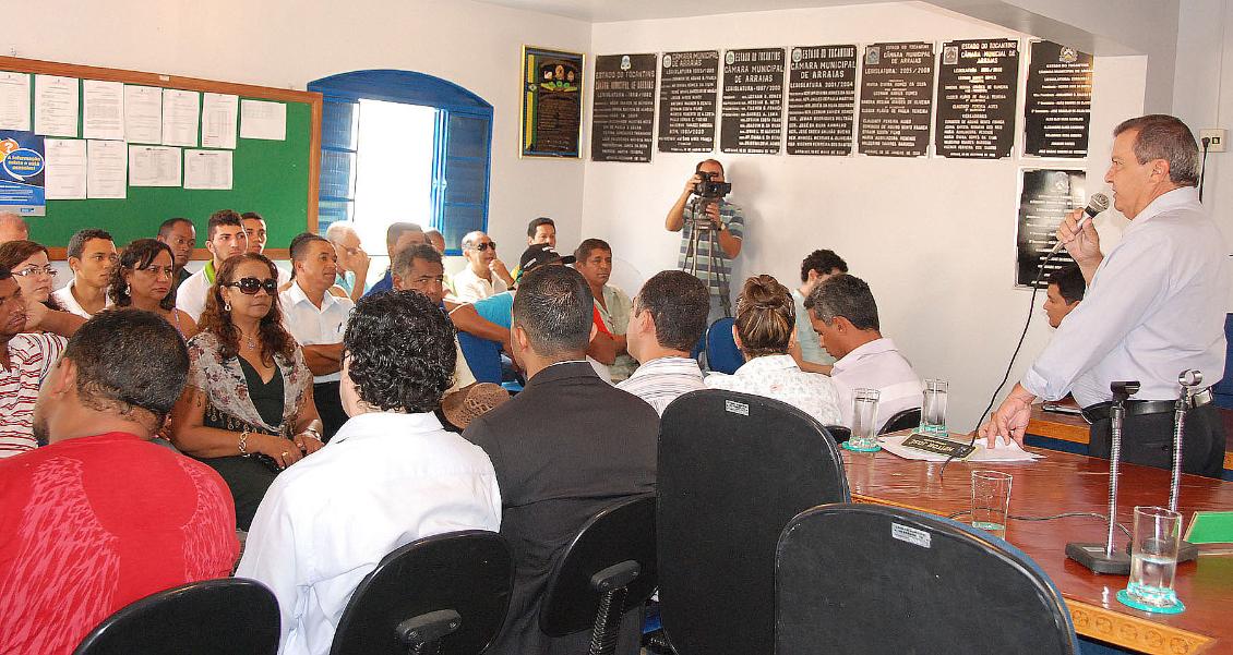 Integrantes da CPI da Telefonia em Arraias