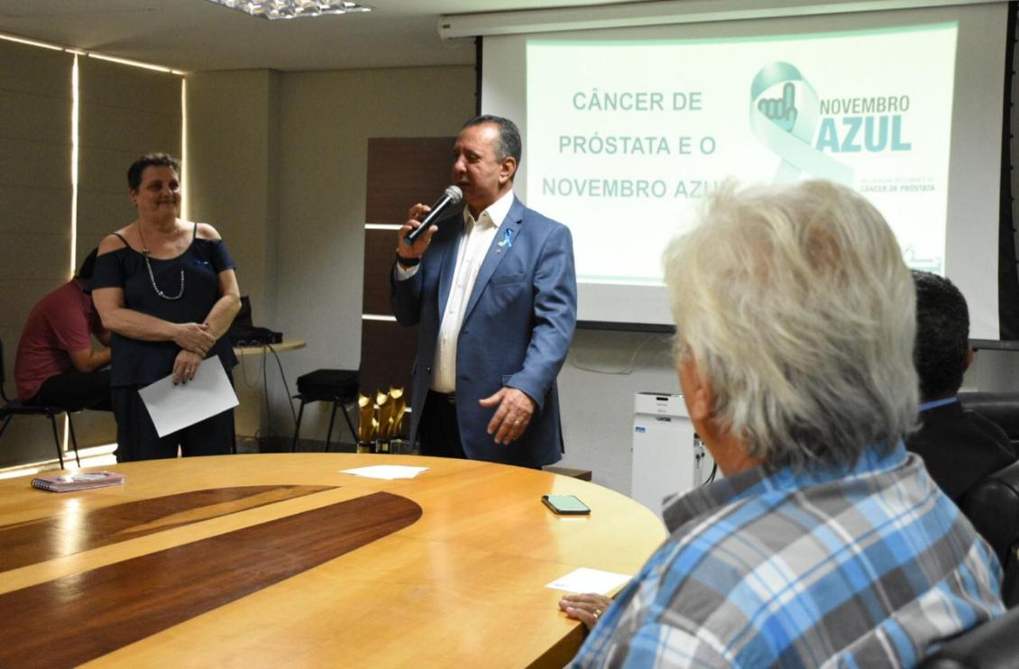 Antonio Andrade durante lançamento do Novembro Azul na AL Antonio Andrade durante lançamento do Novembro Azul na AL