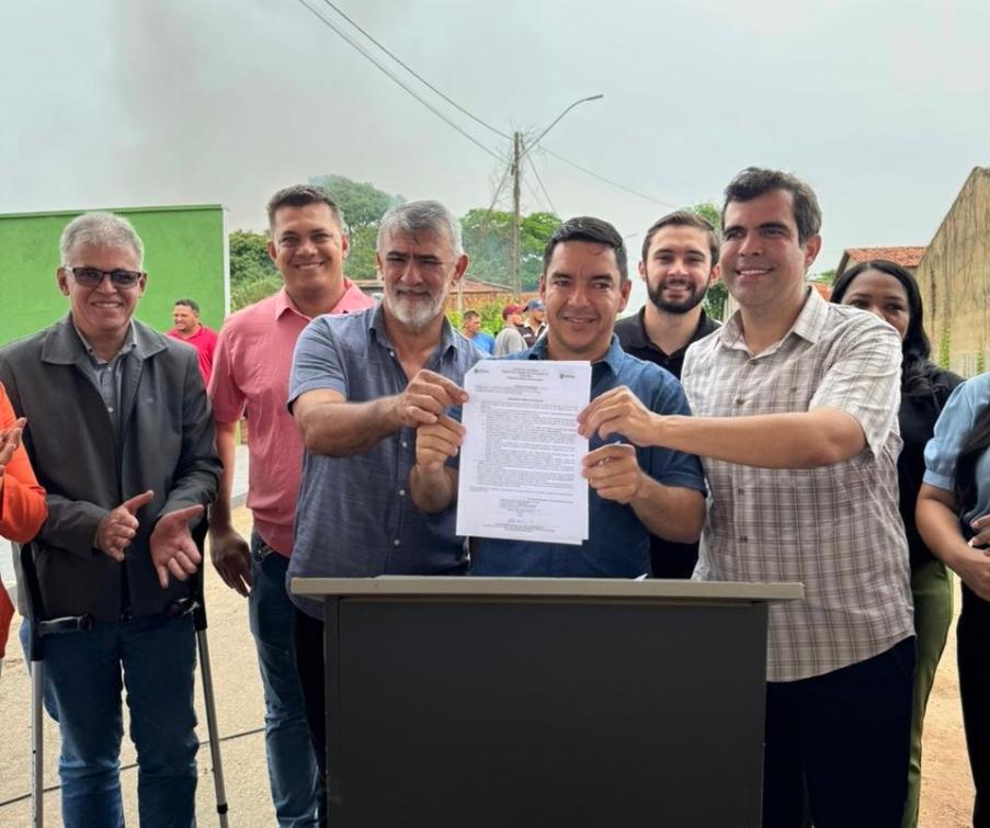 Assinatura da Ordem de Serviço ocorreu na manhã desta sexta, 12.