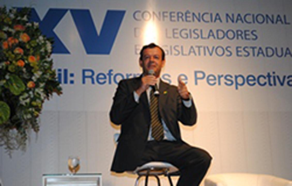 Atleta fala de motivação aos parlamentares