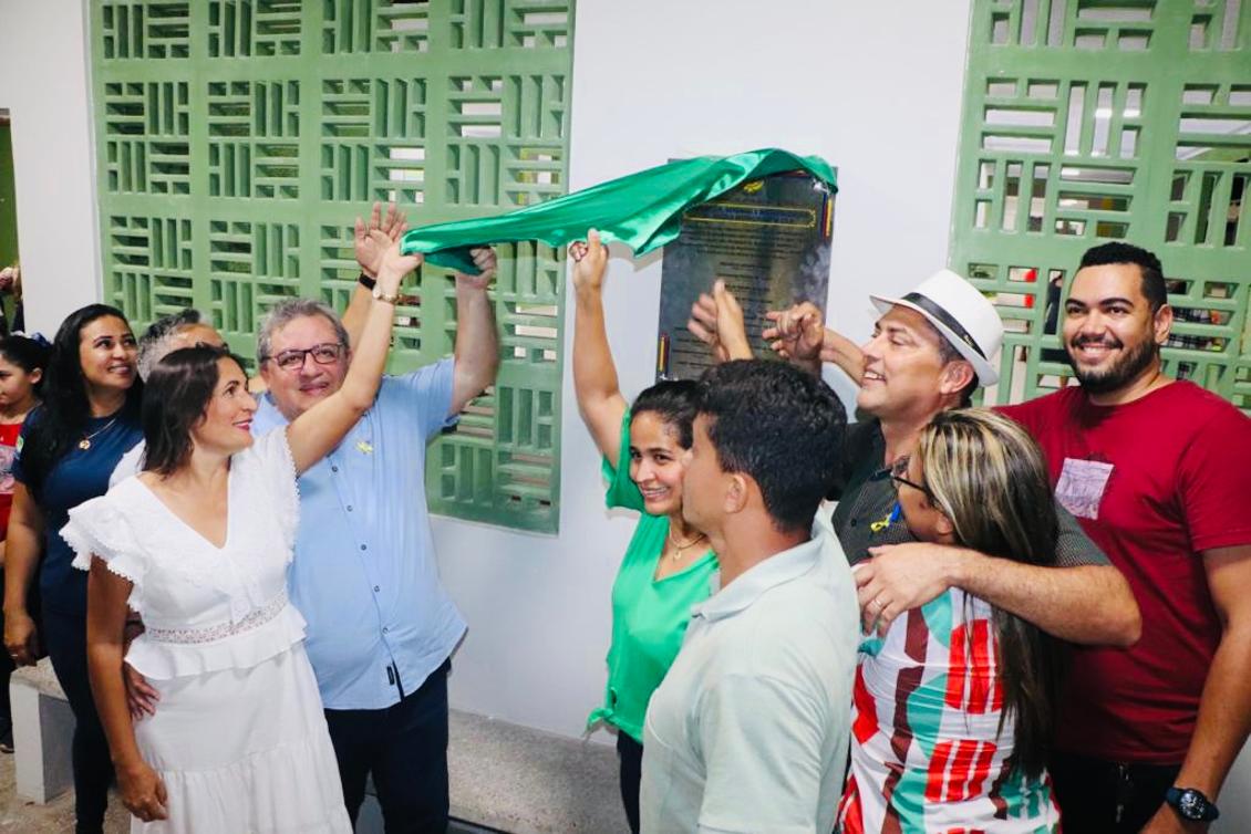 Inauguração de obras em Palmeiras do Tocantins 