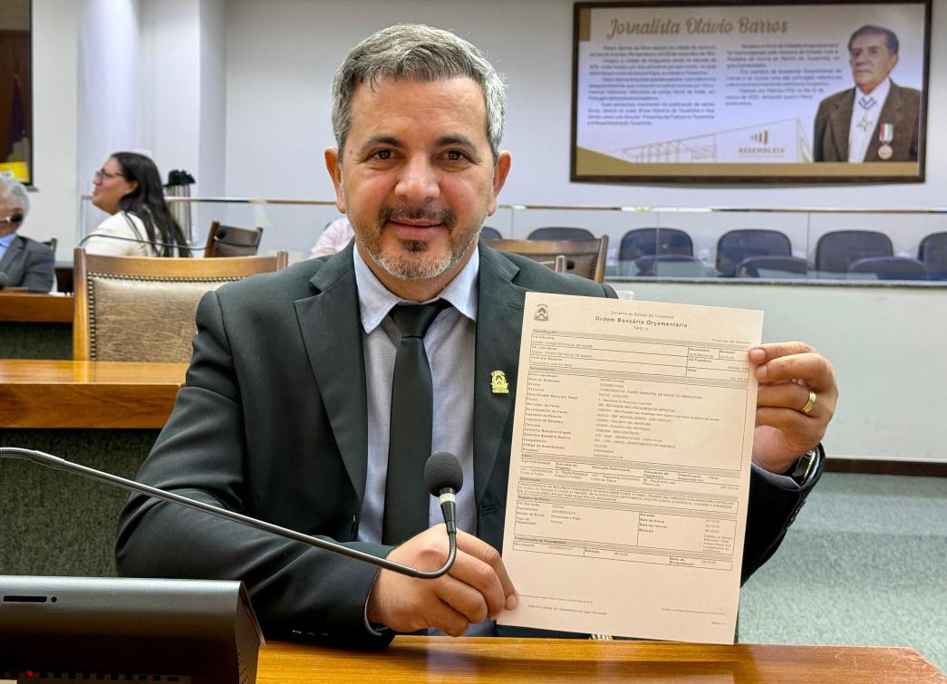 O valor já foi creditado na conta do Fundo Municipal de Saúde 