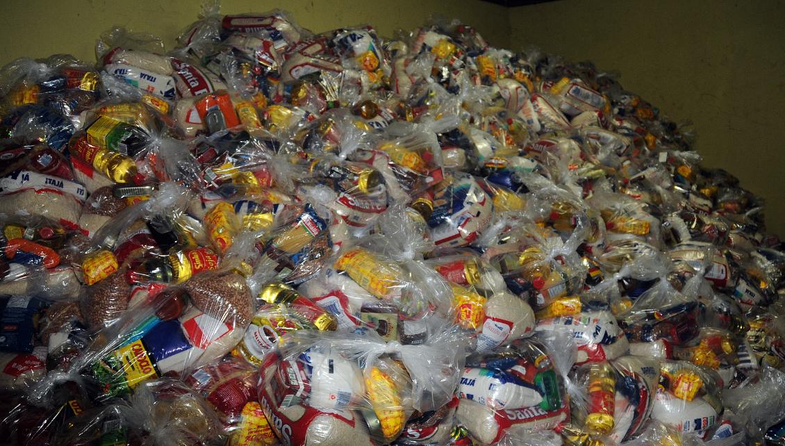 Alimentos arrecadados
