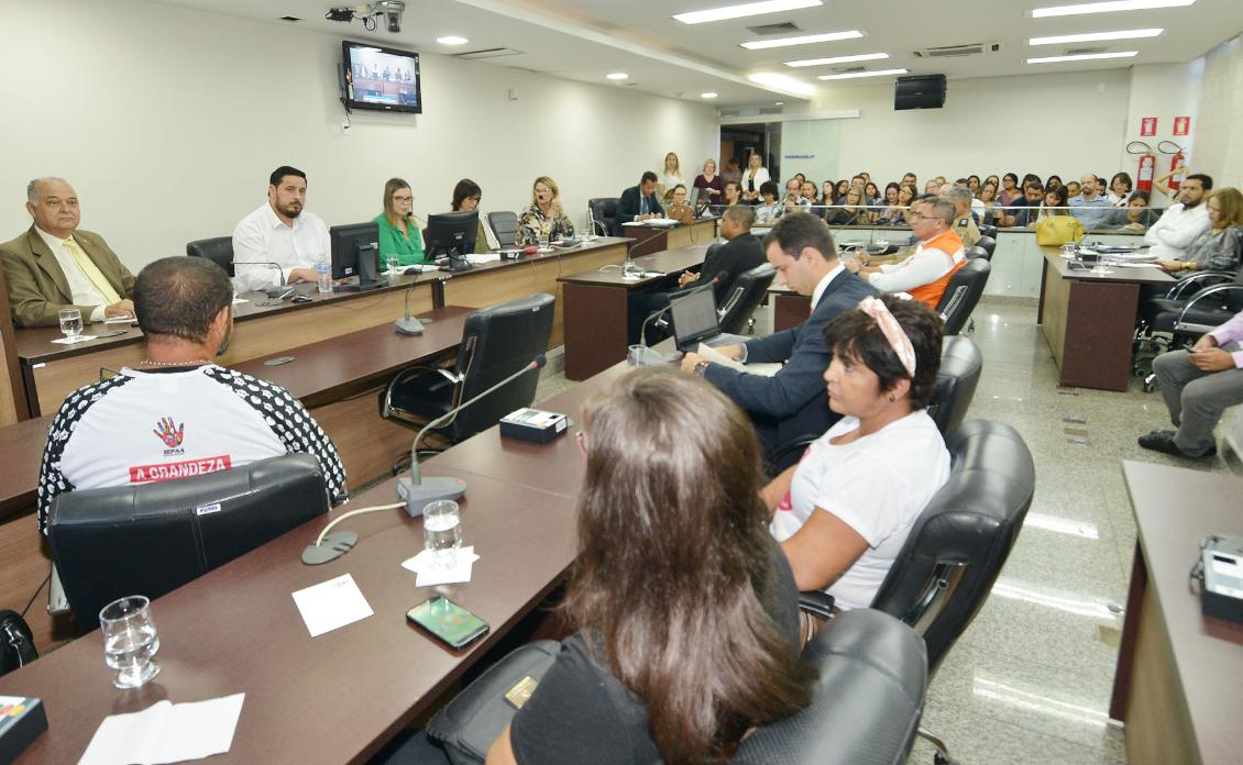 A audiência foi conduzida pela autora do requerimento, a deputada Claudia Lelis (PV)