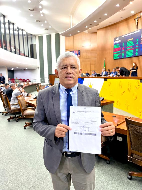 O requerimento foi apresentado no dia 04 de novembro e foi encaminhado ao presidente da AGETO