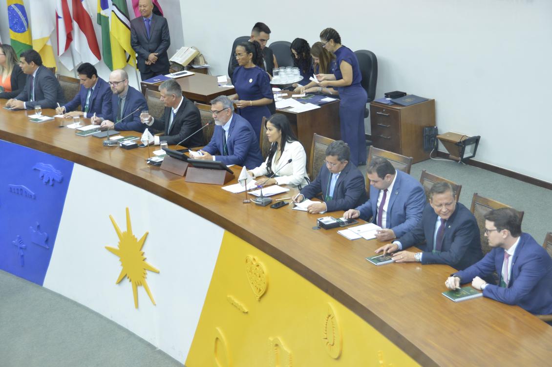 Aleto sediu encontro com deputados dos estados que compõem a Amazônia Legal. 