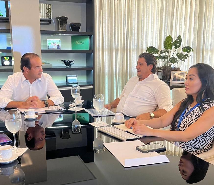Em reunião com o presidente da Fieto, Eduardo Fortes visibiliza cursos técnicos gratuitos