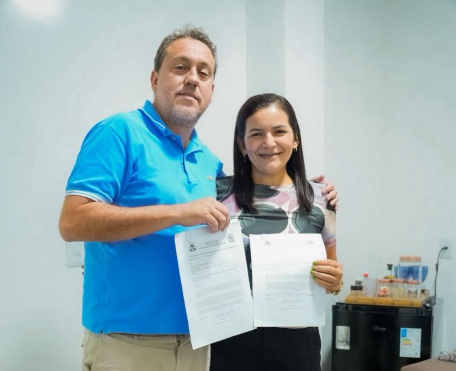 Vereadora Iodete, representante da categoria no município de Lagoa da Confusão. 