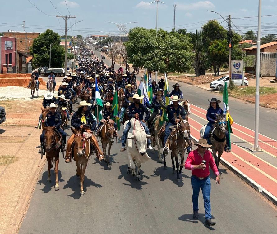 Expoagra começou no dia 30 de setembro, com a tradicional cavalgada e segue até o dia 7 de outubro. 