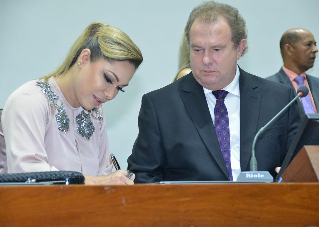 Luana destacou também sua responsabilidade à frente do Legislativo