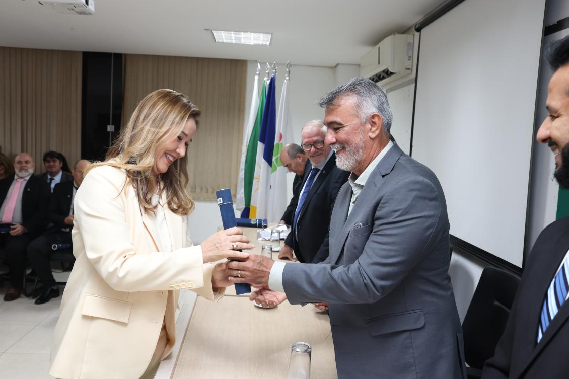 O presidente da Casa participou da diplomação