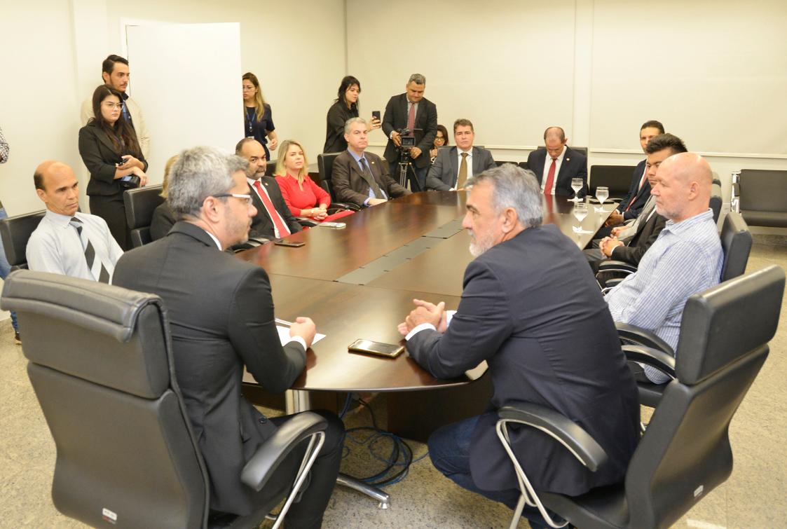 Visita institucional aconteceu na sede do MPE, em Palmas