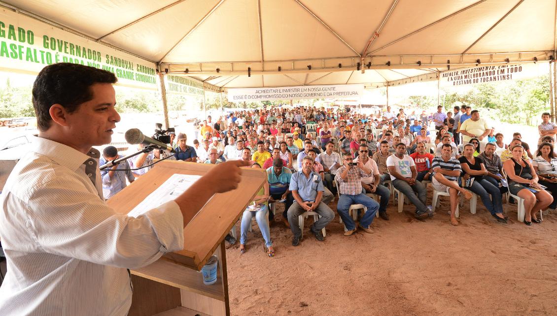 Deputados no lançamento da ordem de serviços da TO-342