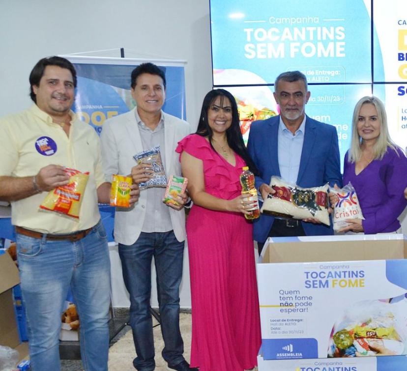 Lançamento da campanha de arrecadação de alimentos e brinquedos