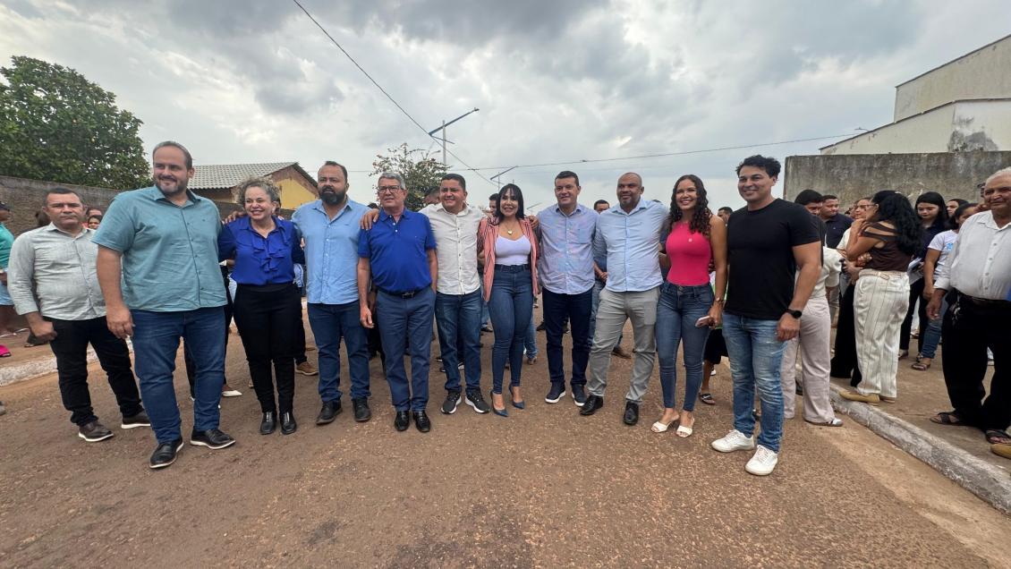 Obras anunciadas incluem construção de uma creche, uma escola e pavimentação asfáltica