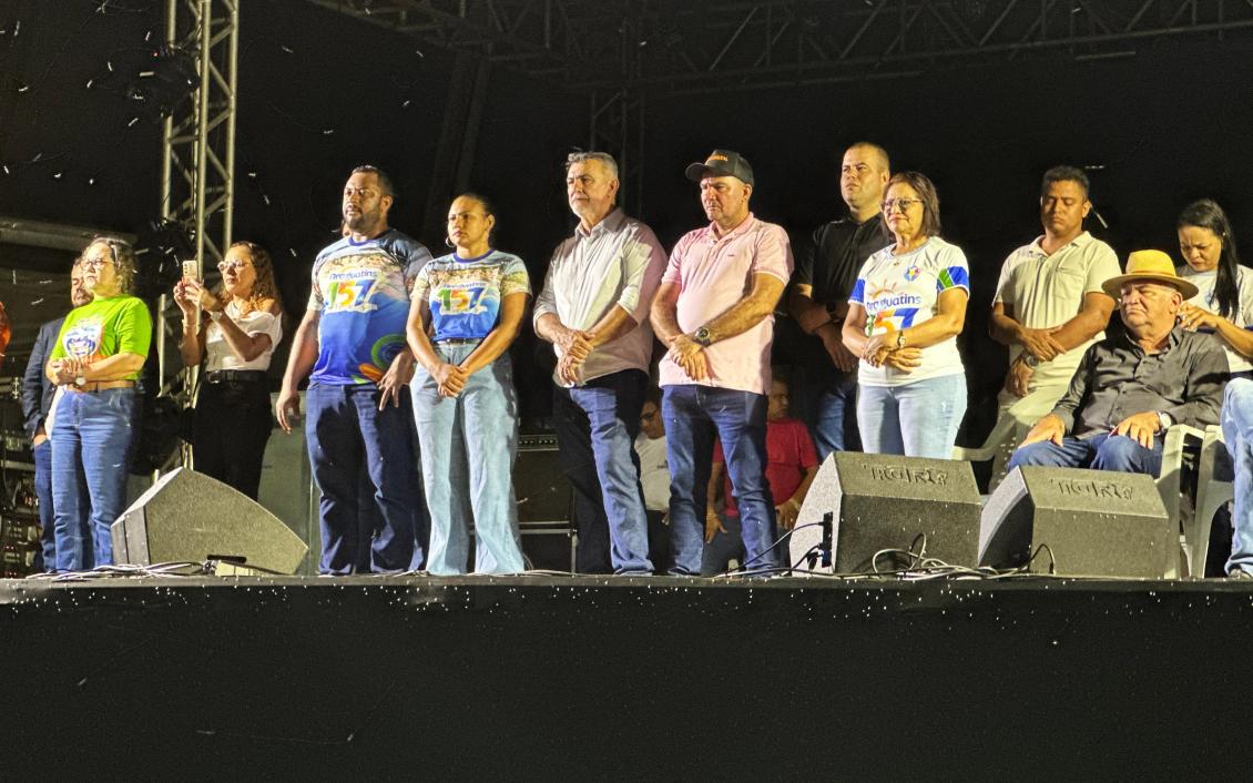 Durante o evento, Amélio Cayres destacou os preparativos para a temporada de praia 2025 Durante o evento, Amélio Cayres destacou os preparativos para a temporada de praia 2025