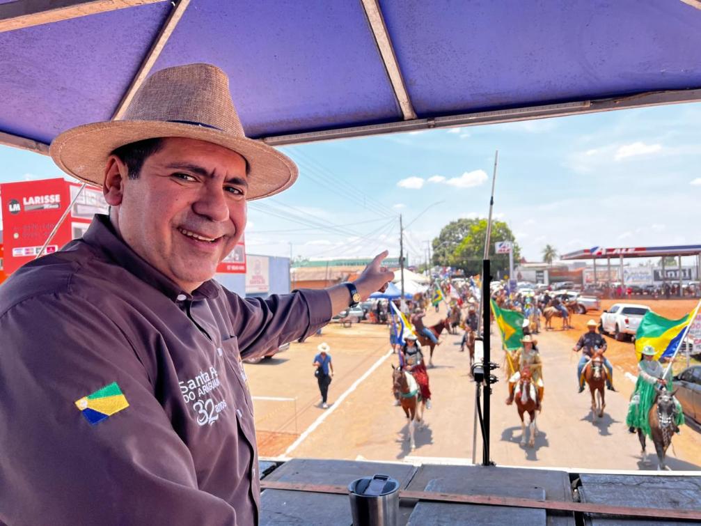 Cavalgada faz parte da programação de aniversário de 32 anos do município Cavalgada faz parte da programação de aniversário de 32 anos do município
