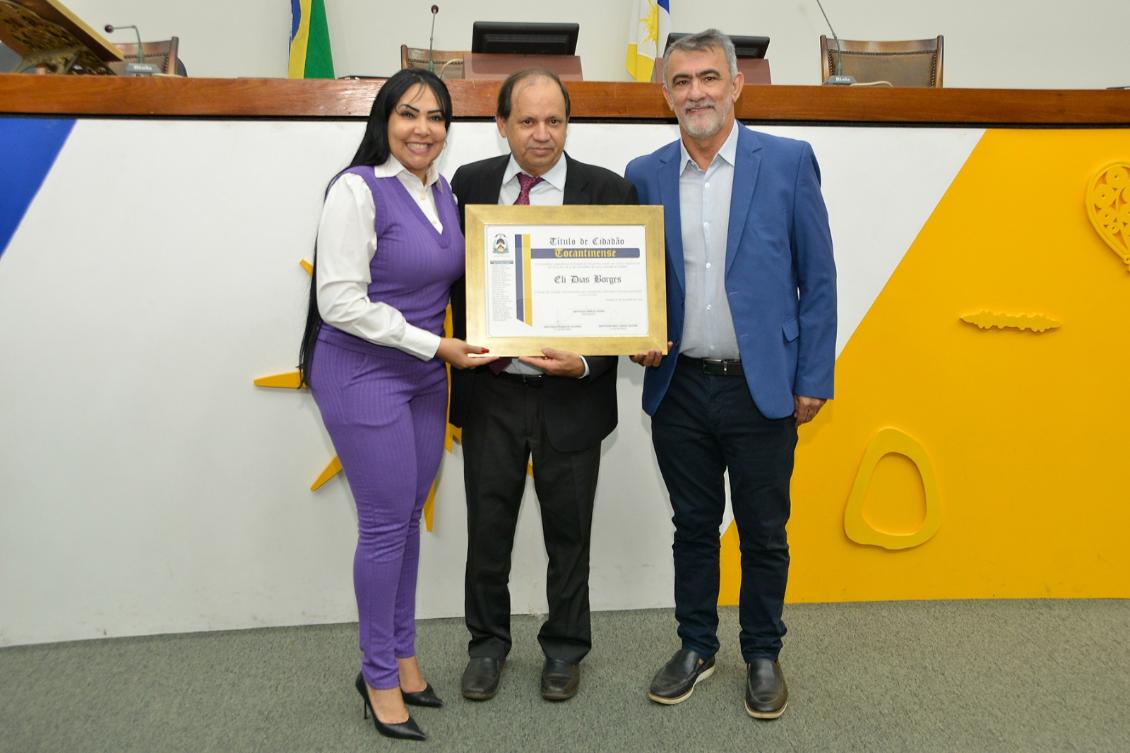 Janad Valcari, Eli Borges e Amélio Cayres na Aleto