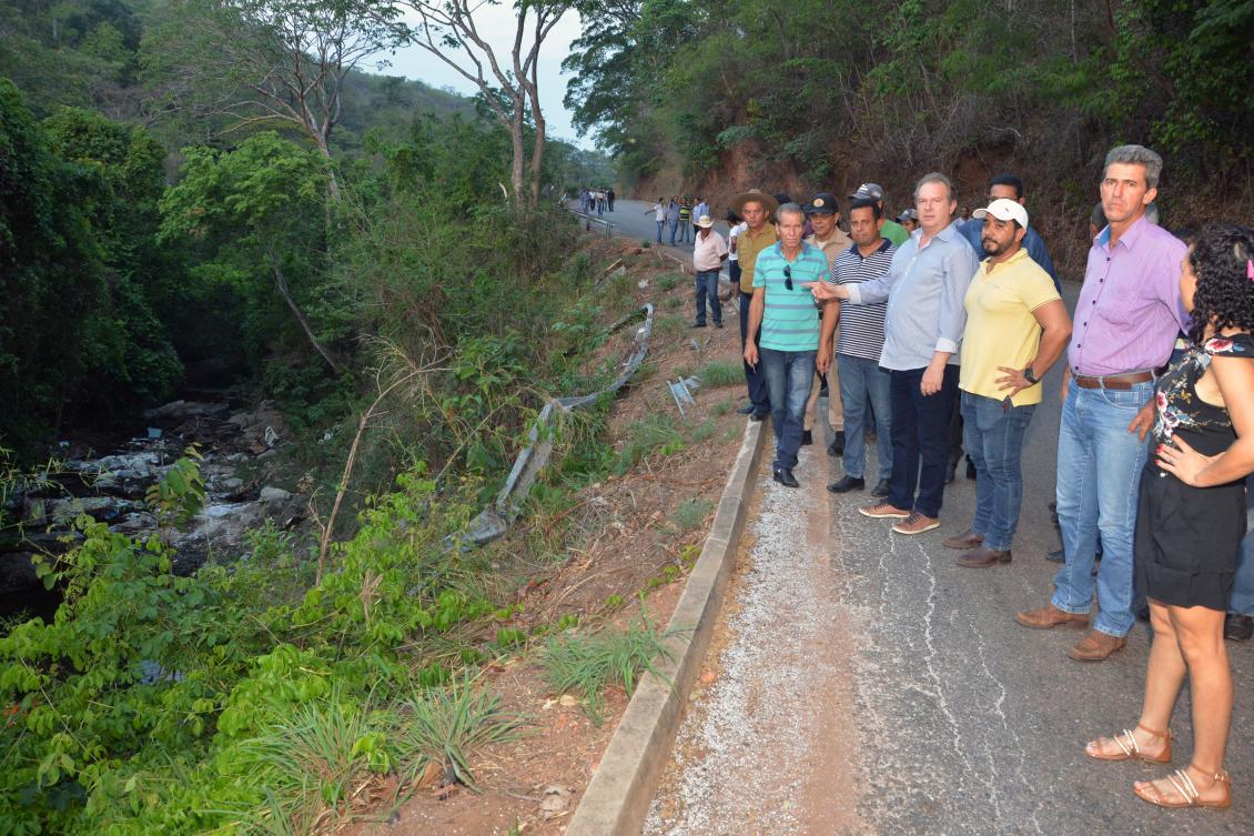 Deputado conheceu in loco trecho perigoso