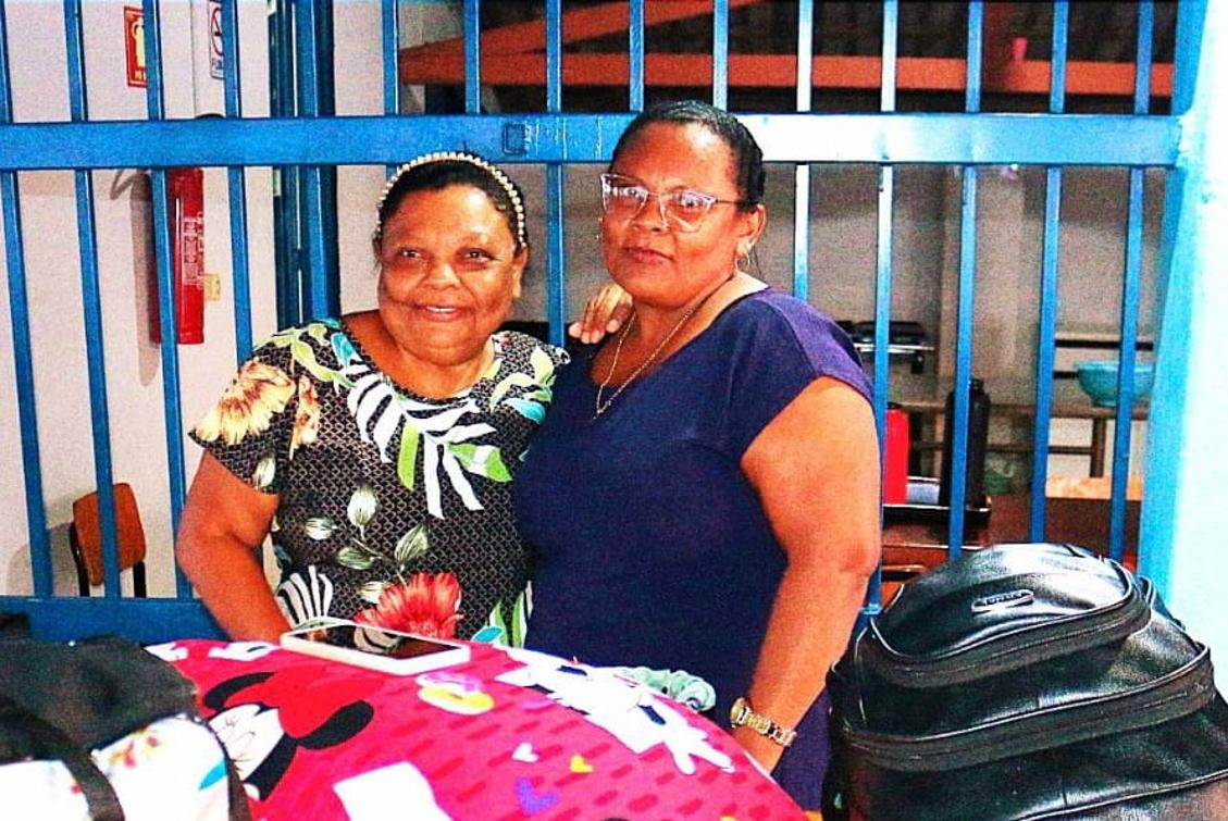 As duas primeiras atendidas pela Casa de Apoio, Maria Luísa e Laura Leite. As duas são de Araguatins As duas primeiras atendidas pela Casa de Apoio, Maria Luísa e Laura Leite. As duas são de Araguatins