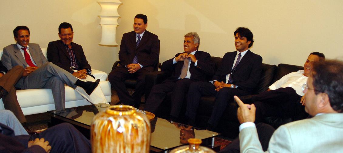 Audiência com empresários no Palácio Araguaia Audiência com empresários no Palácio Araguaia