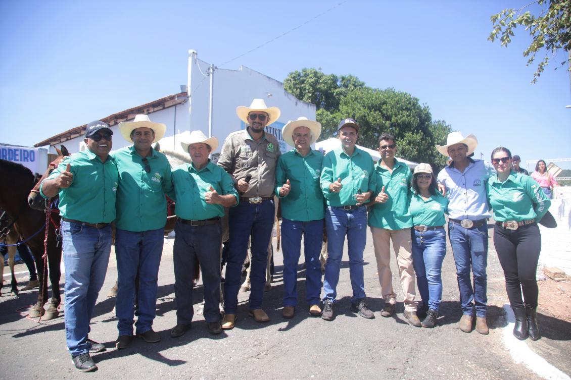 Neste domingo, Vilmar participou da XII cavalgada Fest, no município