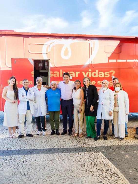 Servidores e a população em geral poderão doar sangue na unidade móvel do Hemocentro, na Aleto.