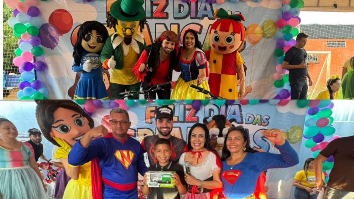 Evento reuniu famílias com brincadeiras, lanches e atrações infantis Evento reuniu famílias com brincadeiras, lanches e atrações infantis