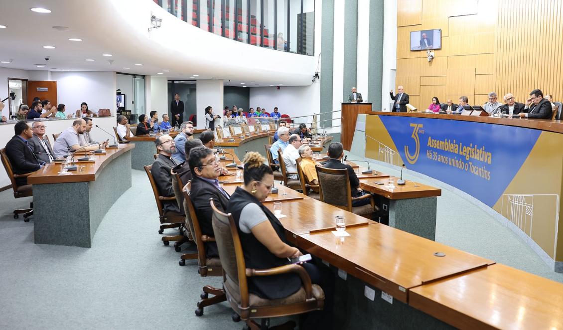 Apresentação aconteceu no plenário, na manhã desta quarta-feira, 28