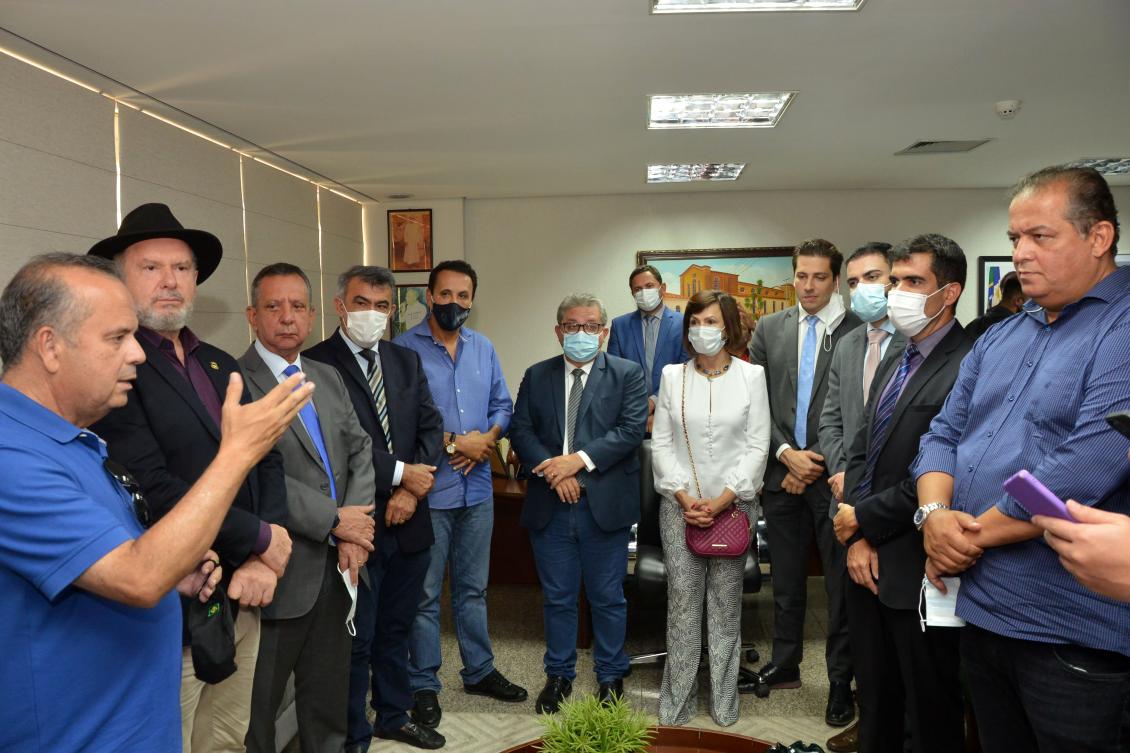 A visita de cortesia aconteceu na manhã desta quarta-feira, 29 A visita de cortesia aconteceu na manhã desta quarta-feira, 29