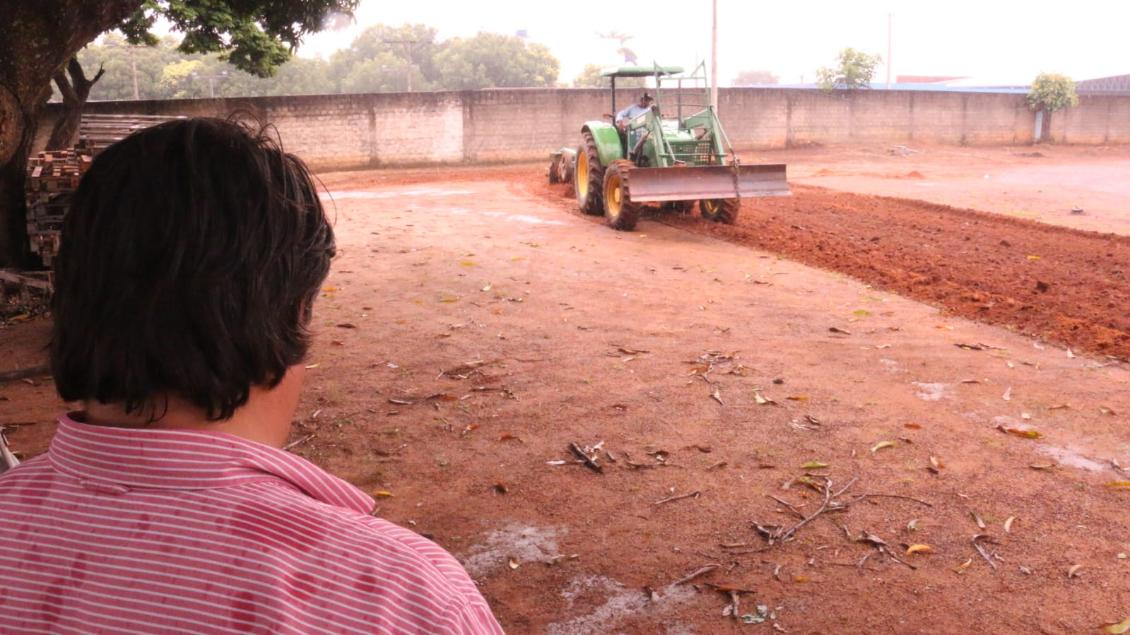 O Projeto Horta Comunitária foi implantando há seis anos.