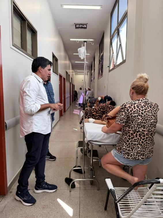Júnior Geo realiza vistoria no HGP.