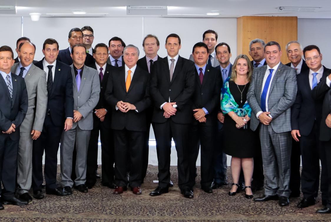 Presidente Carlesse participa de reunião com Michel Temer, Rodrigo Maia e Eunício Oliveira