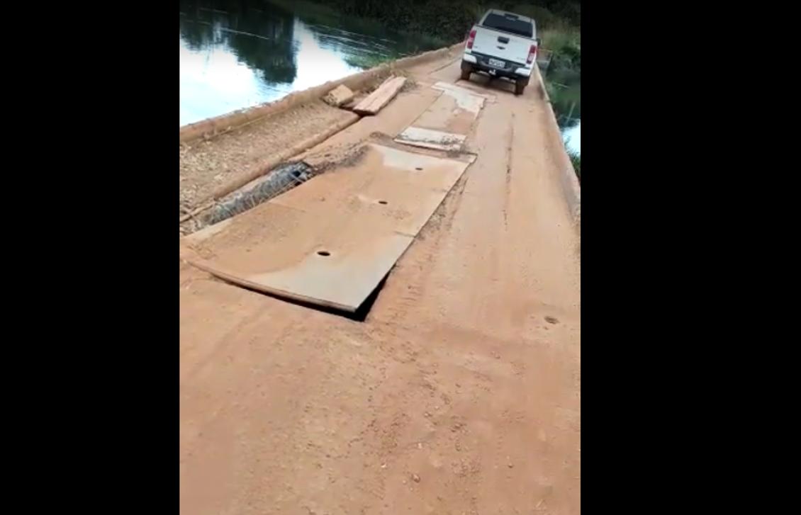 Ponte sobre o Rio Urubu na TO-181 em Lagoa da Confusão