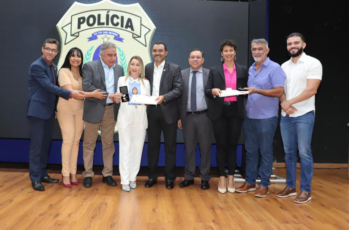 Evento ocorreu no Palácio Araguaia, em alusão ao Dia do Policial Civil.