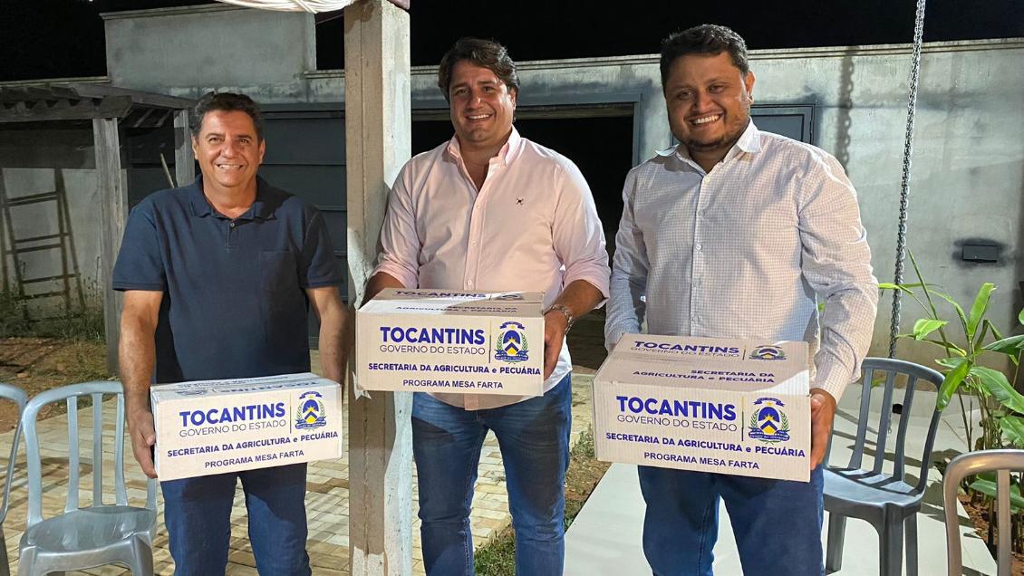 kits da agricultura familiar são entregues em Palmeirópolis
