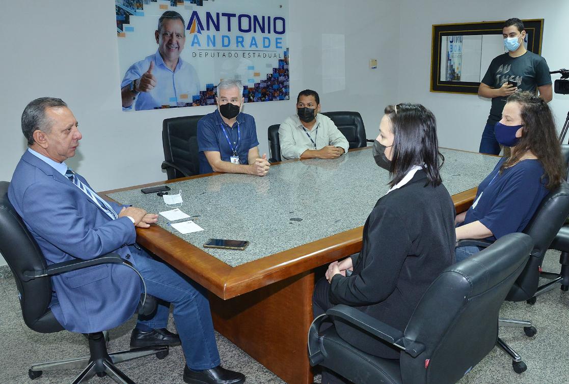 Antonio Andrade reunido com a diretoria da Embrapa