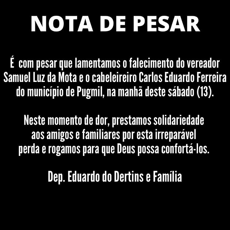 Nota de pesar 