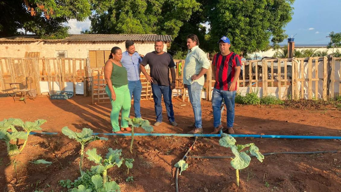 Horta Comunitária em Figueirópolis: dep. Eduardo Fortes e parceiros dão início ao plantio de mudas Horta Comunitária em Figueirópolis: dep. Eduardo Fortes e parceiros dão início ao plantio de mudas
