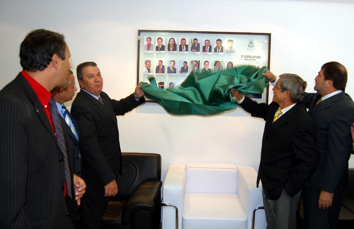 Ex-presidentes inauguram painel desta legislatura Ex-presidentes inauguram painel desta legislatura