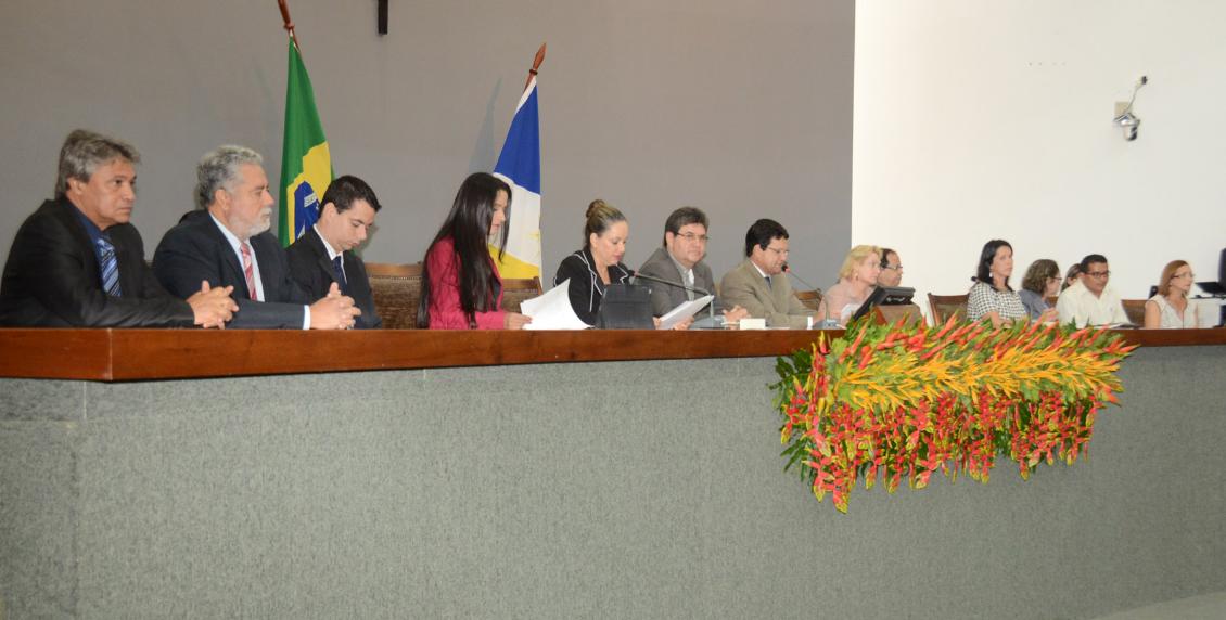 Deputada Solange Duailibe aos jornalistas homenageados