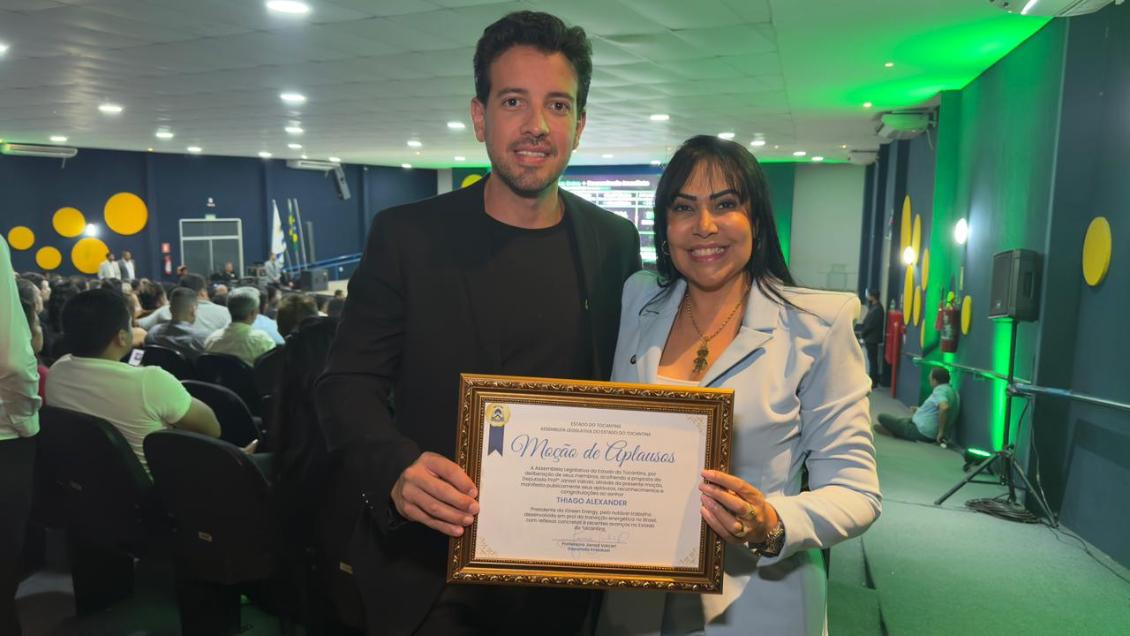 Moção de Aplausos à presidente da iGreen Energy por contribuição ao setor energético