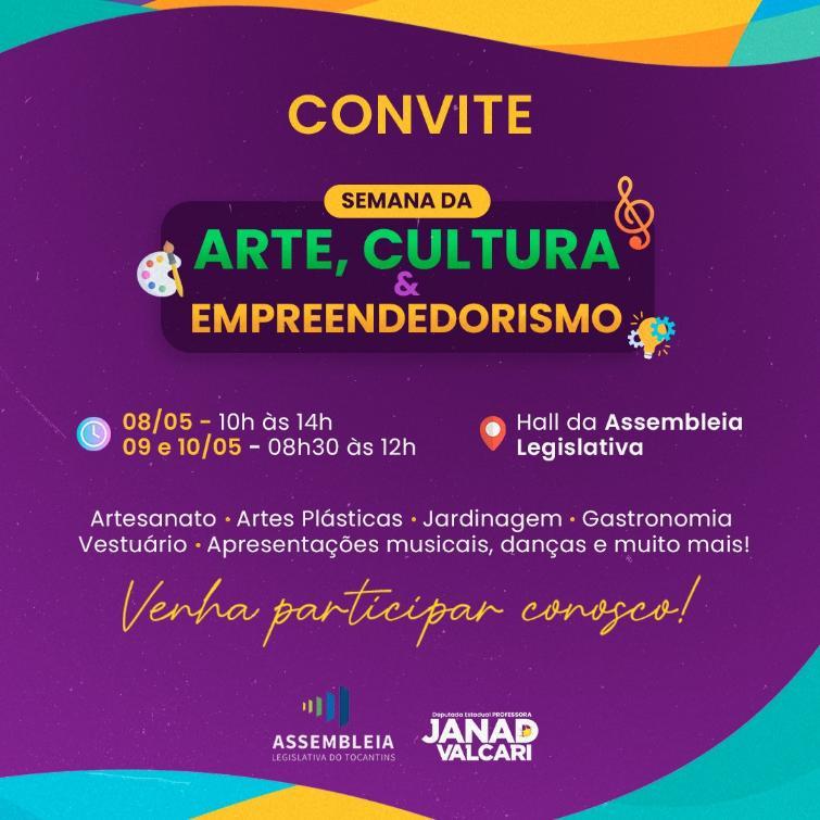 Evento acontece entre os dias 8 e 10, no hall de entra da Casa