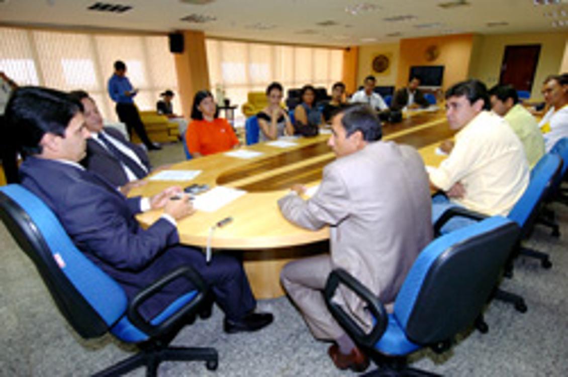 Reunião na Sala da Presidência Reunião na Sala da Presidência
