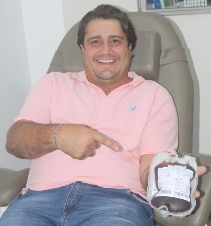 Eduardo Fortes e parceiros realizam campanha para incentivar a doação de sangue em Gurupi