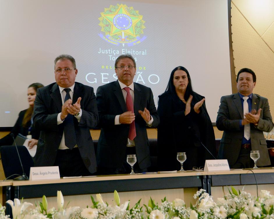 Posse da nova presidente do TRE contou com a presença do Deputado Osires Damaso