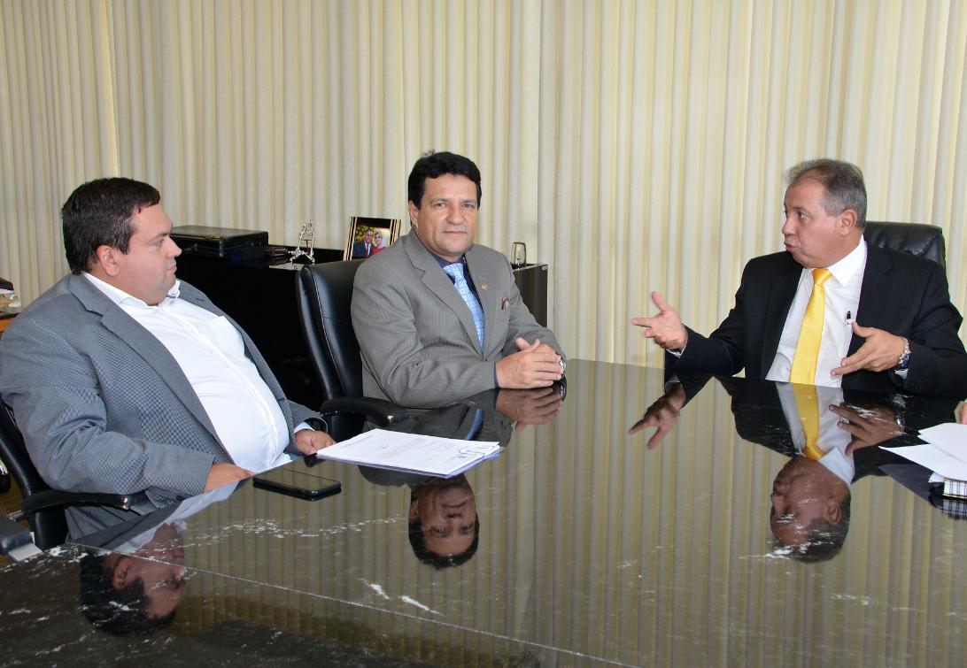 Deputado Damaso visita presidente do TJ e do MP Deputado Damaso visita presidente do TJ e do MP